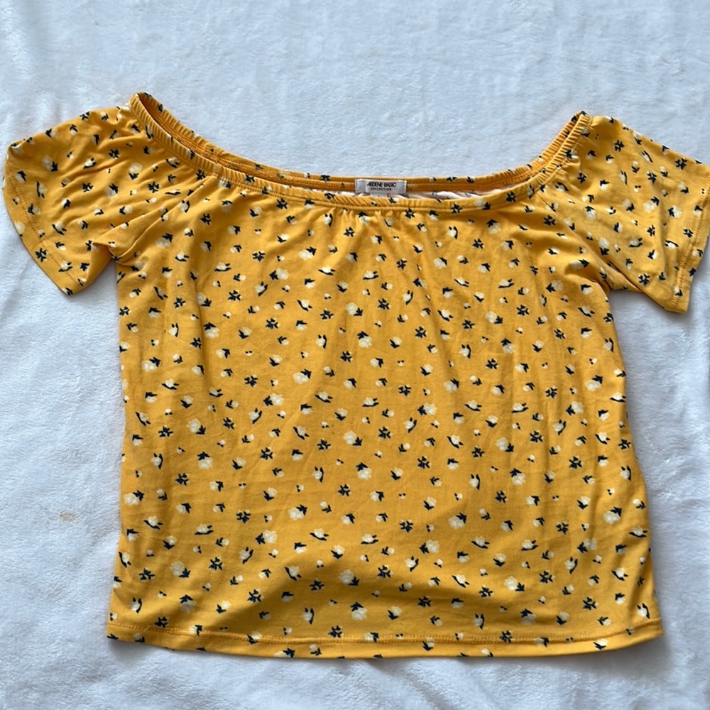 Yellow Crop Top